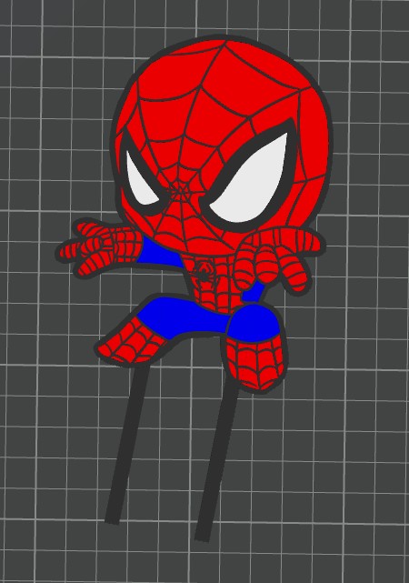 Topo de bolo - Homem Aranha Baby